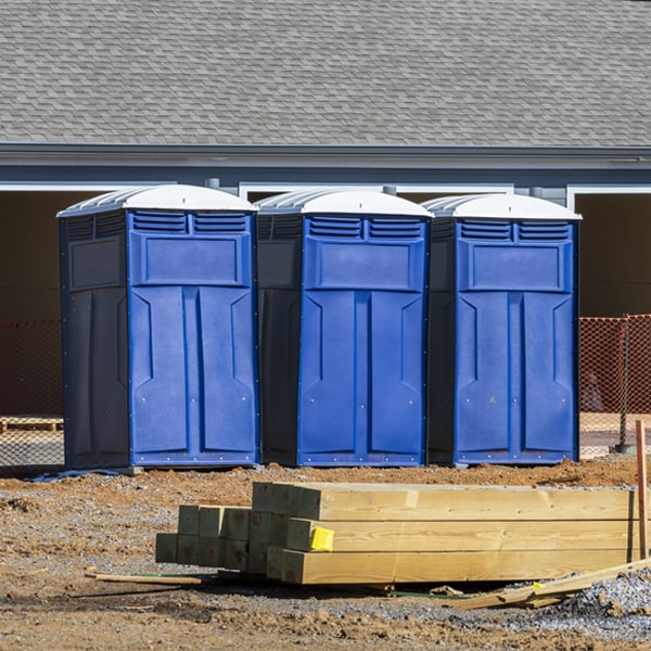 do you offer hand sanitizer dispensers inside the portable restrooms in Redfield